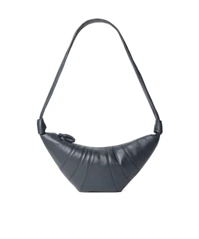 Lemaire Medium Croissant Bag In Blue