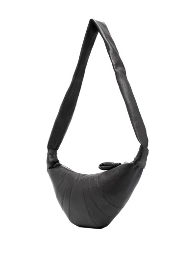 Lemaire Medium Croissant Bag In Black