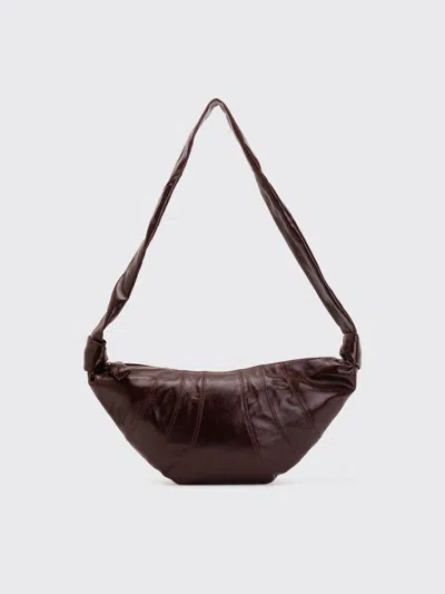 Lemaire Medium Croissant Bag In Chocolat Fondant