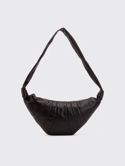 Lemaire Medium Croissant Bag In Dark Brown