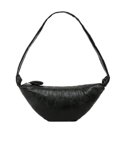 Lemaire Medium Croissant Bag In Green