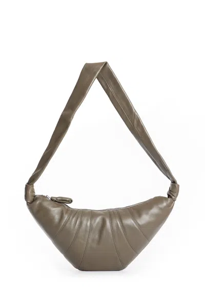 Lemaire Medium Croissant Bag In Green