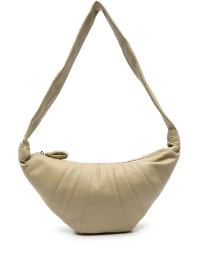 Lemaire Croissant Medium Bag In Light Green