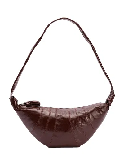 Lemaire Medium Croissant Coated Bag Choc Fondant