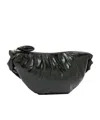 Lemaire Medium Croissant Croissant Horn Shoulder Bag In Black
