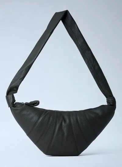 Lemaire Medium Croissant Crossbody Bag In Brown