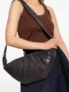 Lemaire Medium Croissant Curved Shoulder Bag In Gray