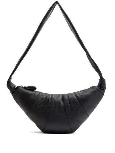 LEMAIRE MEDIUM CROISSANT KNOTTED SHOULDER BAG