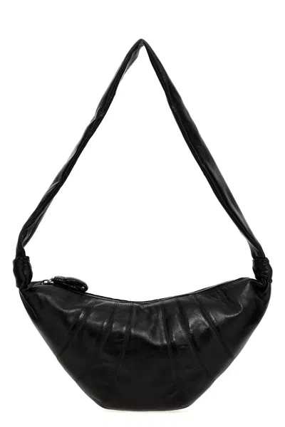 Lemaire 'medium Croissant' Shoulder Bag In Black