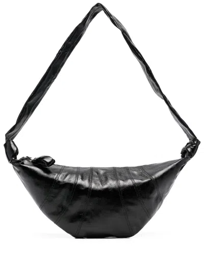 Lemaire Medium Croissant Shoulder Bag In Black