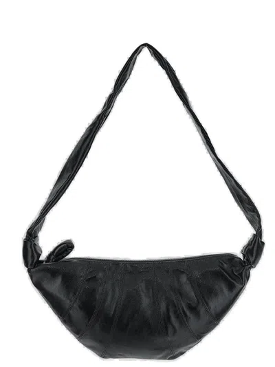 Lemaire Small Croissant Shoulder Bag In Black
