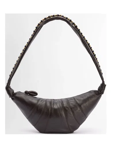 Lemaire Medium Croissant Shoulder Bag In Brown