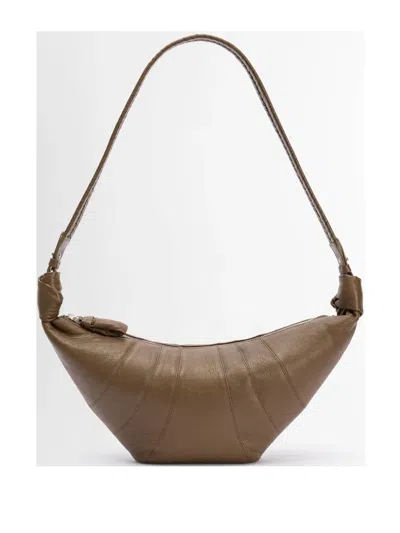 Lemaire Medium Croissant Shoulder Bag In Brown