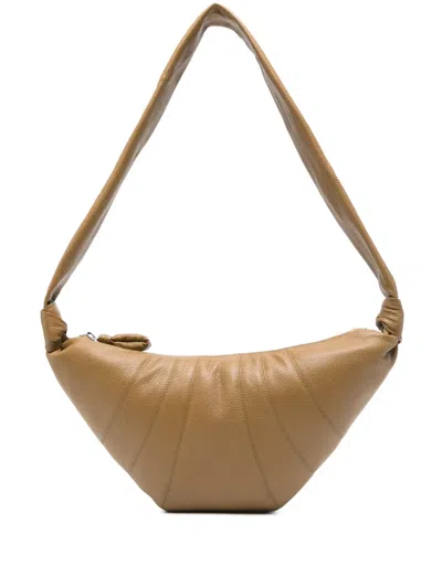 Lemaire Medium Croissant Shoulder Bag In Brown