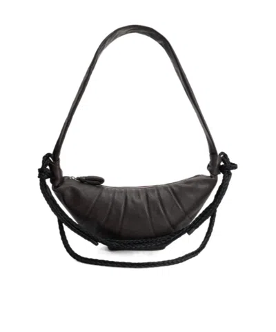 Lemaire Medium Croissant Shoulder Bag In Brown