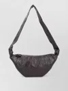 Lemaire Medium Croissant Shoulder Bag Knotted Detail In Brown