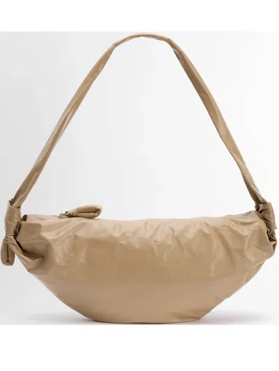 Lemaire Medium Croissant Shoulder Bag In Neutrals