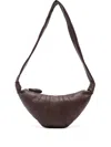 Lemaire Croissant Medium Leather Shoulder Bag In Red