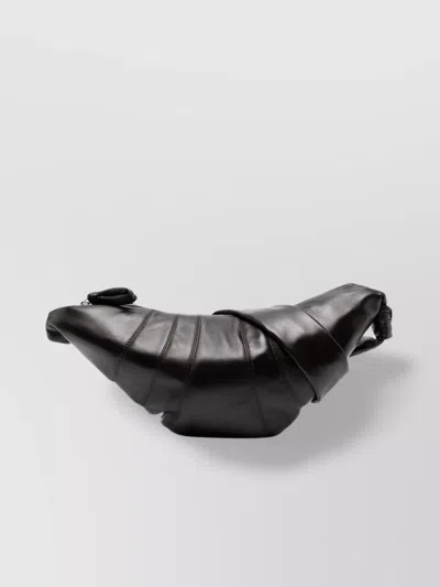Lemaire Medium Curved Lambskin Shoulder Bag