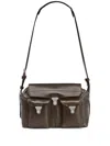 Lemaire Medium Shoulder Bag In Braun