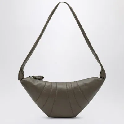 Lemaire Medium Khaki Croissant Bag In Green