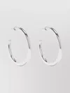 Lemaire Medium Silver Hoop Earrings Pair