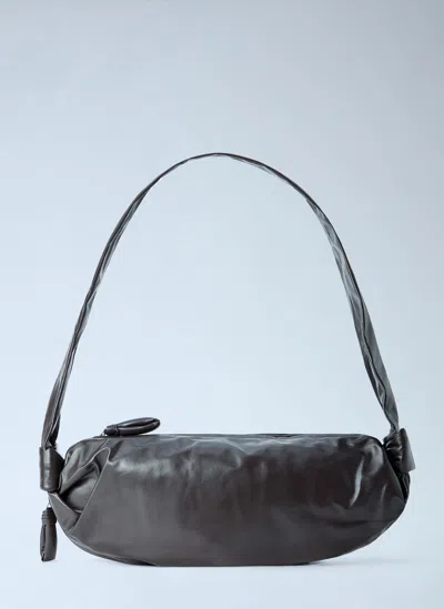 Lemaire Medium Soft Croissant Bag In Brown