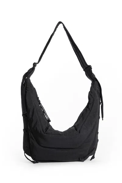 Lemaire Medium Soft Game Bag In Black