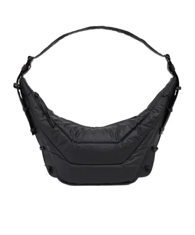 Lemaire Medium Soft Game Crossbody Bag In Black