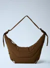 Lemaire Medium Soft Game Shoulder Bag In Brown