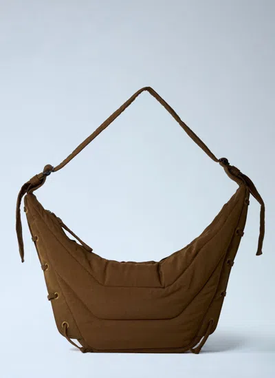 Lemaire Medium Soft Game Shoulder Bag In Brown