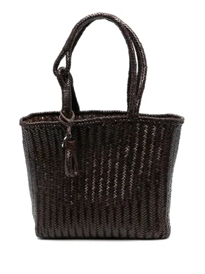 Lemaire Medium Tote Bag With Chevron Pattern