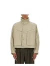 Lemaire Parachute Blouson Jacket Stone Beige In Pattern