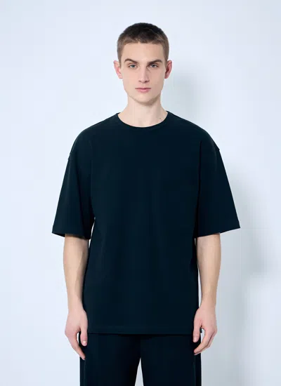 Lemaire Men Boxy T-shirt In Black