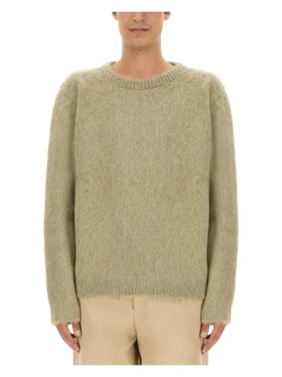 LEMAIRE MEN'S BRUSHED WOOL SWEATER