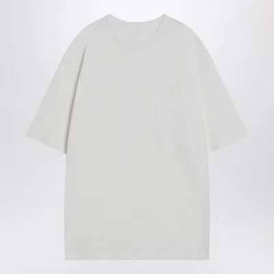 Lemaire Oversized Cotton T-shirt Chest Pocket In White