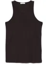 Lemaire Men Cotton Tank Top In Multicolor