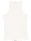 Lemaire Men Cotton Tank Top In Multicolor