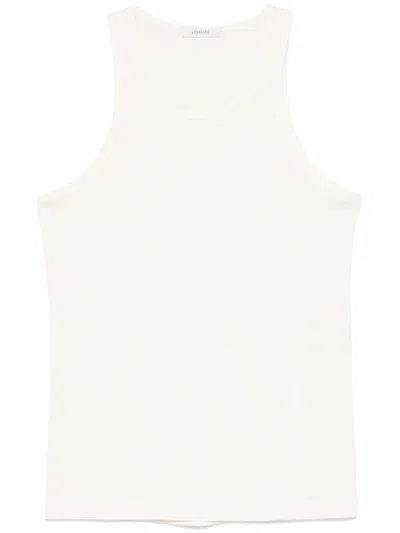 Lemaire Men Cotton Tank Top In White