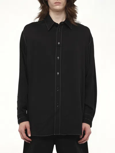 Lemaire Men's Loop Shirt In Black