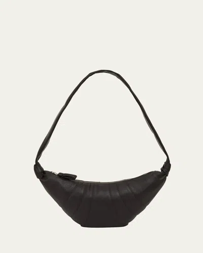 Lemaire Croissant Large Bag In Black