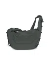 Lemaire Medium Soft Game Crossbody Bag In Asphalt