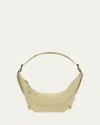 Lemaire Medium Soft Game Nylon Shoulder Bag In Dusty Sage