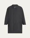 Lemaire Men's Melange Light Tailored Overcoat