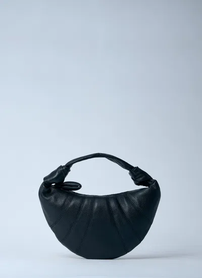 Lemaire Men Mini Fortune Croissant Handbag In Black