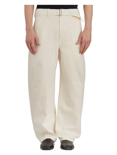 LEMAIRE MEN'S PANTALONE BELTED TWISTED