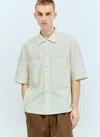 Lemaire Men Short Sleeve Pyjama Shirt In Multicolor