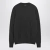 Lemaire Brown Sweater In Alpaca Blend Men In Gray
