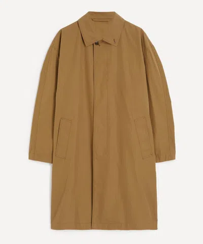 Lemaire Mens Car Coat In Brown