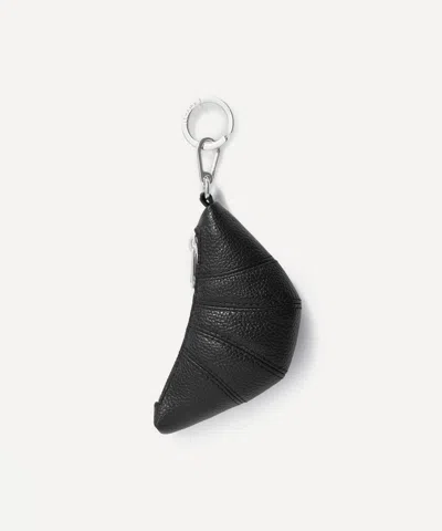 Lemaire Mens Mini Croissant Keyring In Black